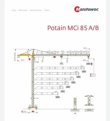 POTAIN EXTERNAL TOWER CRANE