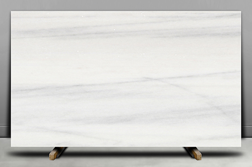Striated White Marble